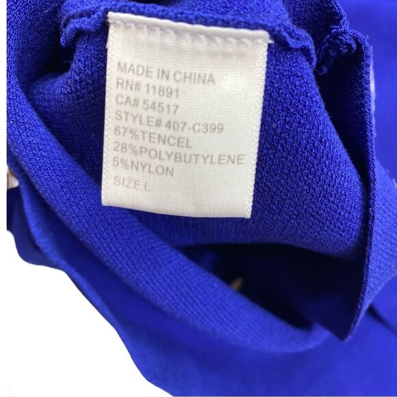Bailey 44 Cobalt Blue Queen of Scots Cutout Sweater Size L - Picture 8 of 8